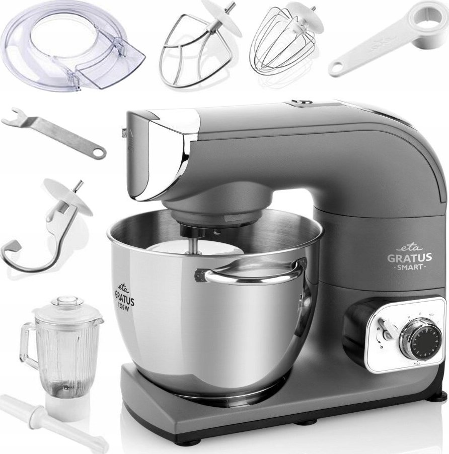 foto Kuchyňský robot ETA Gratus Smart 0028 90025 šedý/bílý