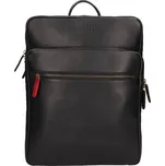 Kožený batoh na notebook Mustang Sevila - černá