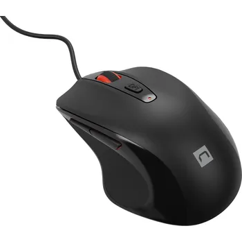 Natec optická myš PIGEON 2/4 000 DPI/Kancelářská/Optická/4 000 DPI/Drátová USB/Černá