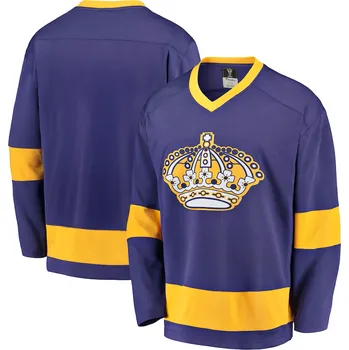 Fanatics Pánský dres Los Angeles Kings NHL Premier Breakaway Heritage Blank Jersey - Purple/Gold Velikost: XL