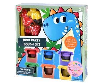 modelína a plastelína Playgo Velká sada modelína dinosaurus 6x 56 g