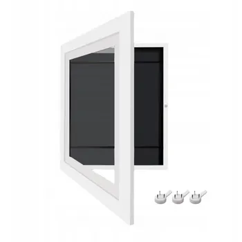 Rámeček na dětské kresby s držáky 25 x 4 x 34 cm bílý Fotorámeček Rámeček na dětské kresby s držáky 25 x 4 x 34 cm bílý