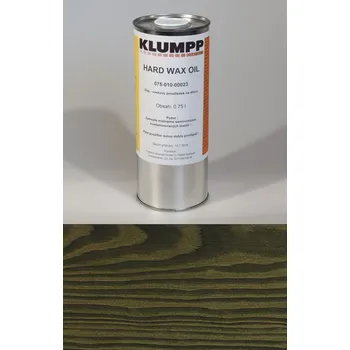 Olej na dřevo Hard Wax Oil - Zeleň lahvová 406, plechovka 0,75 l, vnitřní olej na nábytek s tvrdým voskem