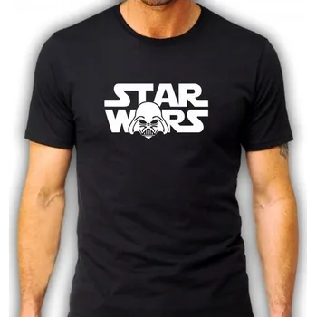 Pánské tričko pánské tričko STAR WARS Darth Vader logo S Bílá