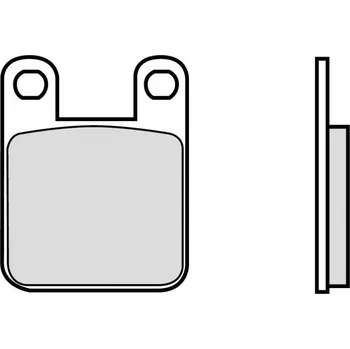 Brzdová destička Brembo (Itálie) Zadní brzdové destičky Brembo - Yamaha XT R 125ccm - 05>