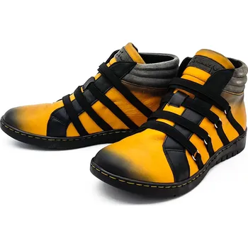 Dámské polobotky Dámská kotníková obuv 05272-07/00-7 MACIEJKA žlutá Barva: žlutá, Velikost: 38