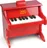 Vilac Dětské 18klávesové piano , červené