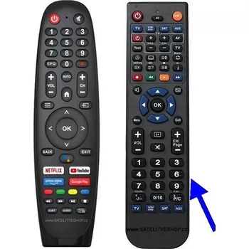 Tesla 32E635BHS dálkový ovladač náhradní