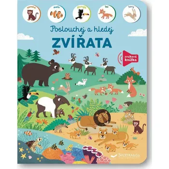 Leporelo Svojtka Zvířata - poslouchej a hledej