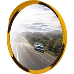 VMBal Bezpečnostní dopravní vypouklé zrcadlo 80 cm světle oranžové/černé
