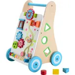 4iQ Dětské dřevěné edukační chodítko SOVA