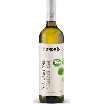Nápoj Znovín Svatomartinský Müller Thurgau 2023 0,75 l