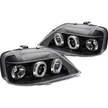 Přední světlomet TUNING-TEC Přední světla Dacia Logan 04-08 ANGEL EYES černá