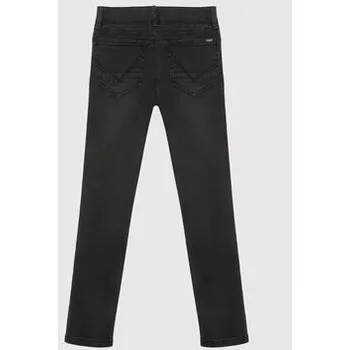 Dívčí kalhoty NAME IT Jeansy 13185210 Černá Skinny Fit 116