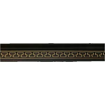 Obklad Polystyrenové dekorativní lišty černo-zlatá s řeckým klíčem