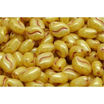 Dětské navlékací korálky Oboustranná vlnitá zrnka 11x8 mm č. 3