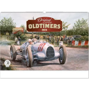 Kalendář Nástěnný kalendář Oldtimers - Václav Zapadlík 2024, 64 x 42 cm