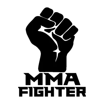 Polep vozidla MMA Fighter 001 pravá pěst (01 - černá) SAMOLEPKA NA AUTO, NÁLEPKA, FÓLIE, POLEP, TUNING, VLASTNÍ TEXT, TISK, AUTOSAMOLEPKY.cz, POLEPY, OBRÁZEK, LOGO, 3D STICKERS