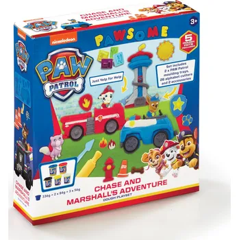 modelína a plastelína Addo Paw Patrol Dobrodružná hrací sada Chase a Marshall 336 g