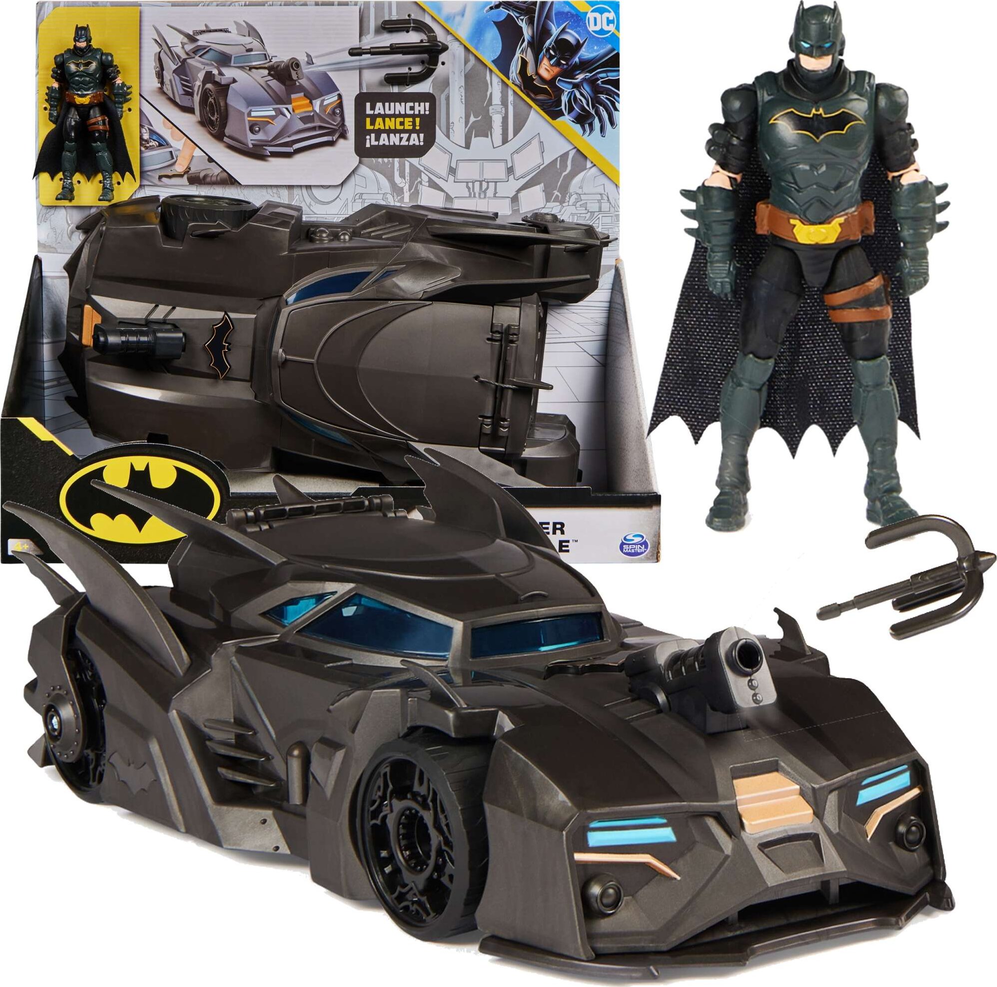 Spin Master Batman Action Figure 10 Cm – Supereroe Movibile Con 3 Accessori Sorpresa, Giocattolo Per Bambini Dai 3 Anni