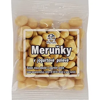 PERUN-OŘECHY Meruňky v jogurtové polevě sáček: 80 g