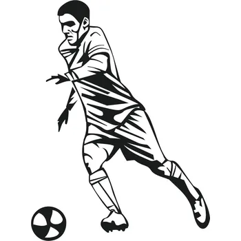 samolepka Samolepka Fotbalista s míčem I.