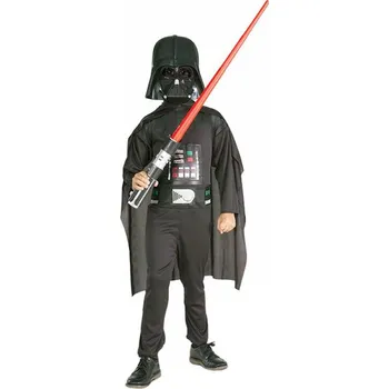 Karnevalový kostým Rubies USA - Dětský kostým Darth Vader + světelný meč - 3-4 years