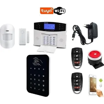 Sada domovního alarmu Alarm bezdrátový Wi-Fi-GSM Security M2B (1+1) + přídavná klávesnice