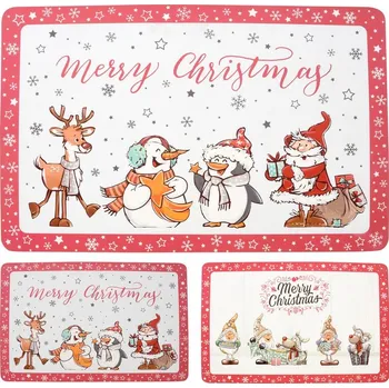 prostírání prostírání PH VÁNOČNÍ 45x30cm, ČRV lem, 2 dekory, mix