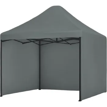 Zahradní stan Zahradní nůžkový párty stan easyup 3x3 ŠEDÝ + 3 stěny 373