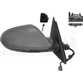 Auto zrcátko Vnější zpětné zrcátko VAN WEZEL 0342818