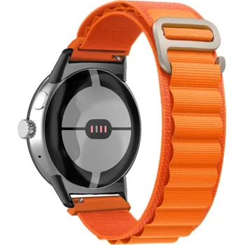 VSECHNONAMOBIL 61522 NYLON Vyměnitelný řemínek pro Google Pixel Watch / Pixel Watch 2 oranžový