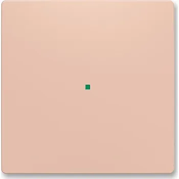 vypínač ABB - Zoni, kryt 1násobný, bez potisku, pudrová