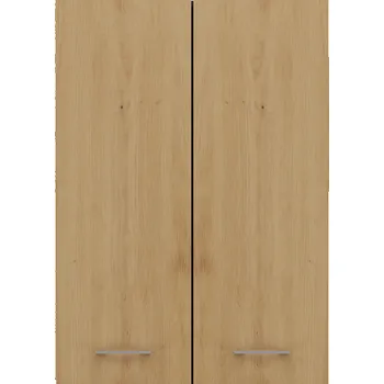 Koupelnový nábytek FALCO Závěsná koupelnová skříňka Pema 2DD MINI antracit/dub artisan