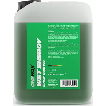 Rychlý křemičitý sealant ONEWAX. Wet Energy (5000 ml)