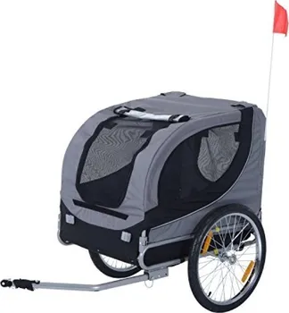 Přívěsný vozík pro psa Karlie Vozík za kolo 72 x 95 x 125 cm šedomodrý