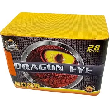 Zábavní pyrotechnika Kompaktní ohňostroj Dragon eye 28 ran / 20mm