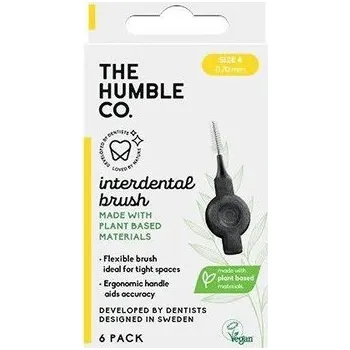 Zubní kartáček The Humble 0,70 mm žlutý mezizubní kartáček 6 ks