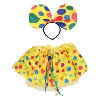 Karnevalový kostým Kostým žlutý s puntíky