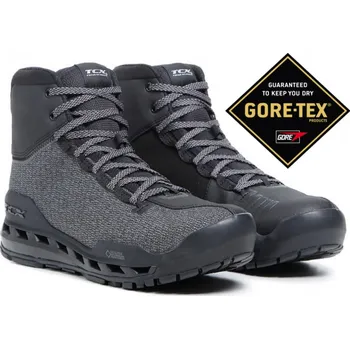 Moto obuv moto boty TCX CLIMATREK SURROUND V2 GORE-TEX PRO, černo/šedé Velikost: 45