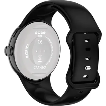 Řemínek na hodinky Řemínek pro CARNEO Matrixx HR+ černý