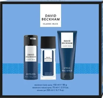 Kosmetická sada David Beckham Classic Blue dárková sada 2023
