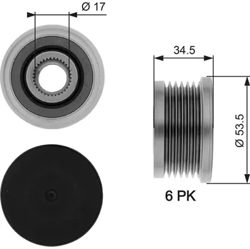 Předstihová spojka GATES OAP7109