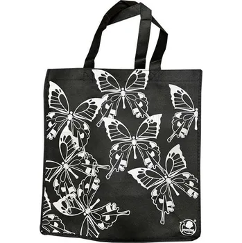 Nákupní taška taška látková 340x360x220 mm, s potiskem - Motýl