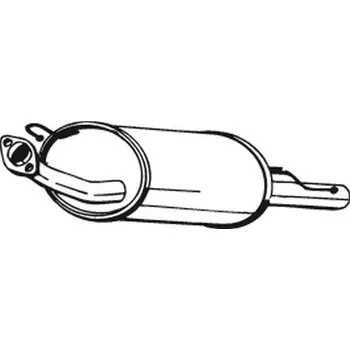 Výfukový systém Zadní tlumič výfuku BOSAL 145-341