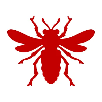 Samolepící dekorace Moucha 006 (18 - tmavě červená) SAMOLEPKA NA AUTO, NÁLEPKA, FÓLIE, POLEP, TUNING, VLASTNÍ TEXT, TISK, AUTOSAMOLEPKY.cz, POLEPY, OBRÁZEK, LOGO, 3D STICKERS