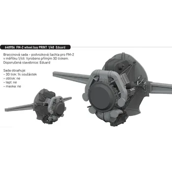 Plastikový model Eduard 1/48 FM-2 wheel bay PRINT (EDUARD)