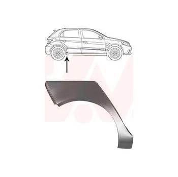 Příslušenství karosérie Boční stěna VAN WEZEL 5894148