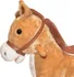 Houpací kůň Wiky Plyšový houpací kůň 74 x 28 x 65 cm světle hnědý