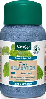 Koupelová sůl Kneipp Mineral Bath Salt Pure Relaxation Melissa relaxační koupelová sůl s meduňkou